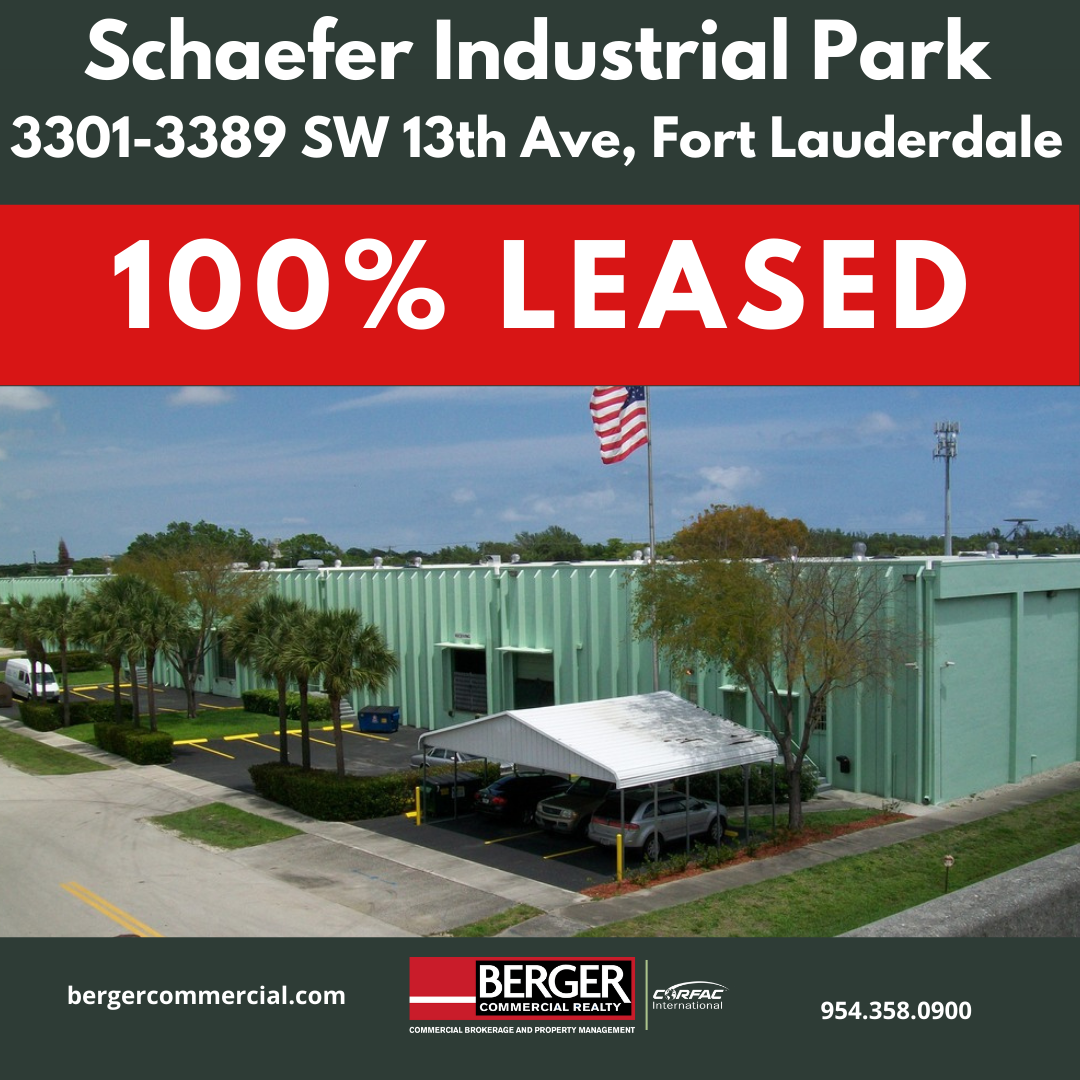 Schaefer Industrial Park Lease
